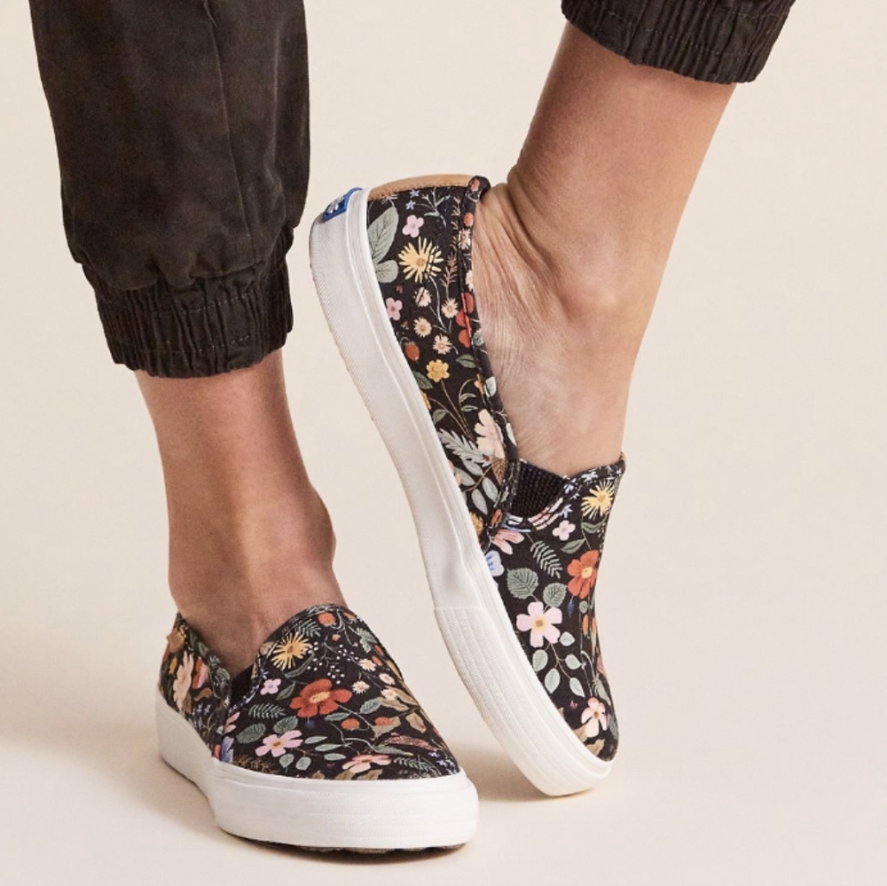Keds x Rifle Paper Co. Strawberry Field Loafers